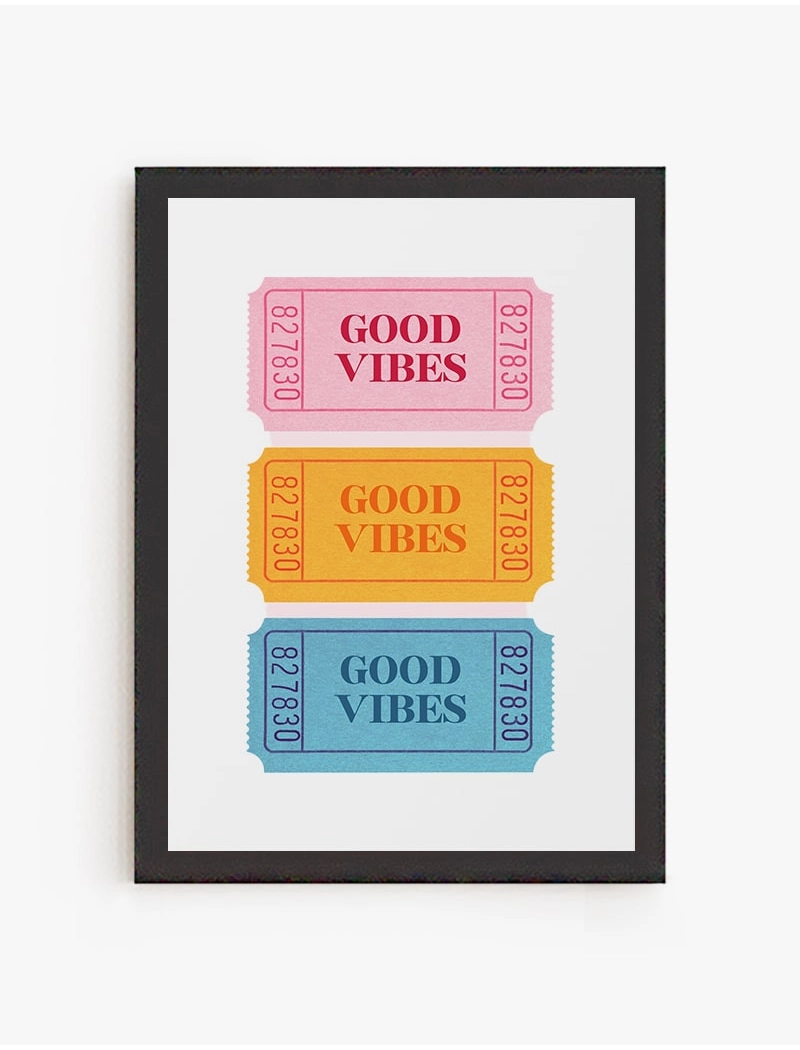 Cuadro Good Tíckets | Be Minimal
