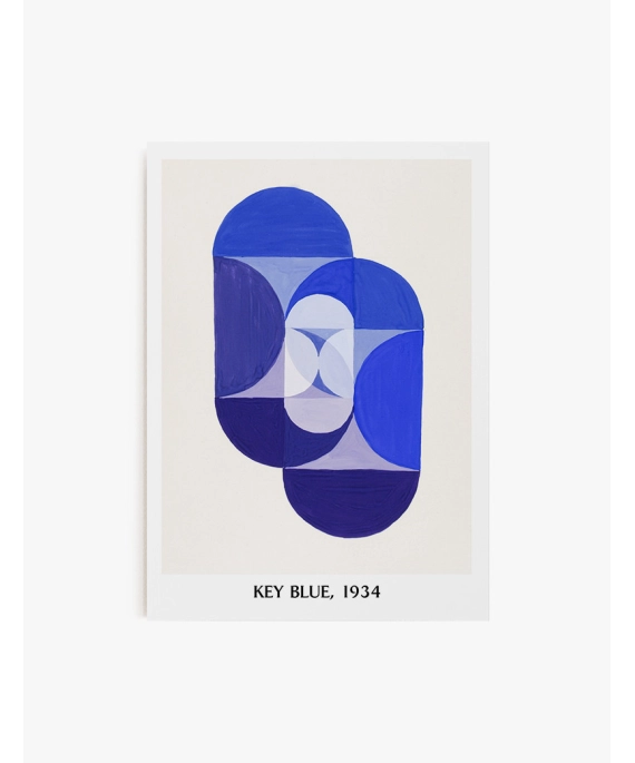 Cuadro Key blue | Be Minimal