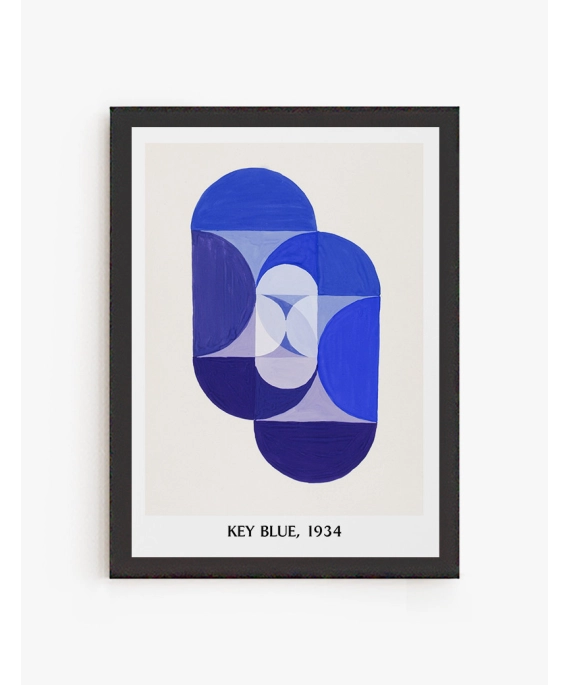 Cuadro Key blue | Be Minimal
