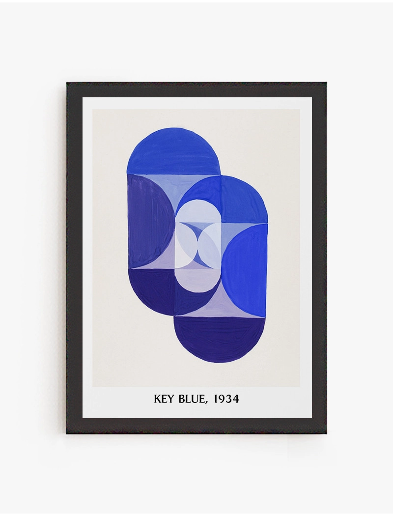 Cuadro Key blue | Be Minimal