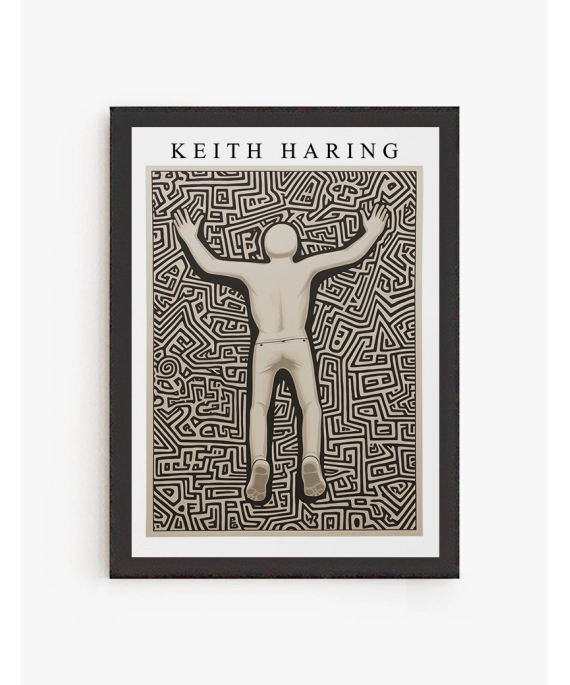 Cuadro Laberinto|Keith Haring | Be Minimal