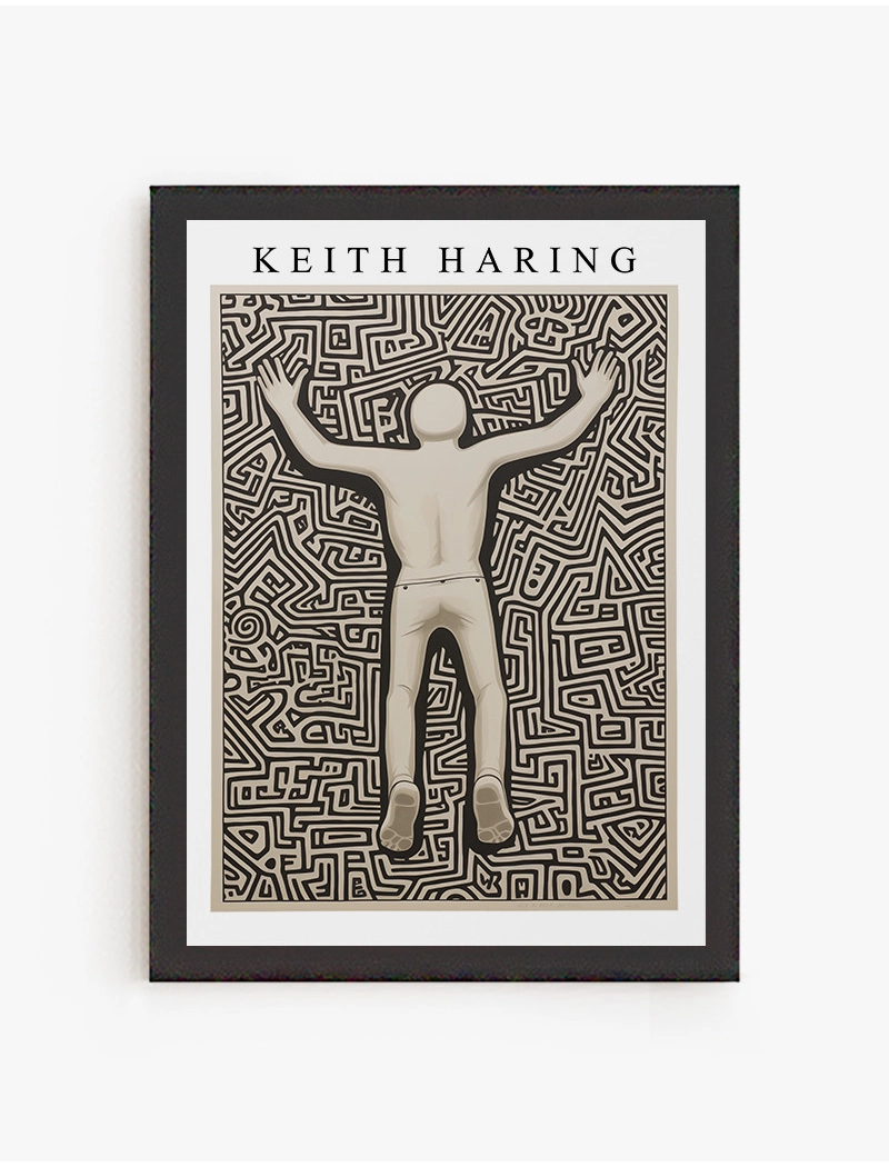 Cuadro Laberinto|Keith Haring | Be Minimal