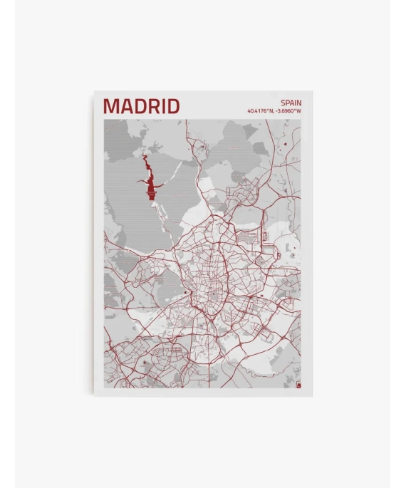 Cuadro Mapa Madrid | Be Minimal