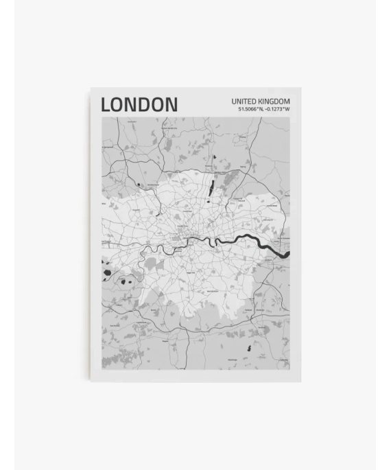 Cuadro Mapa London| Be Minimal