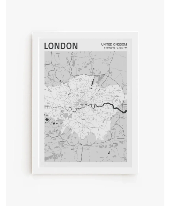 Cuadro Mapa London| Be Minimal