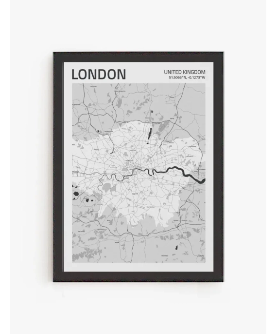 Cuadro Mapa London| Be Minimal