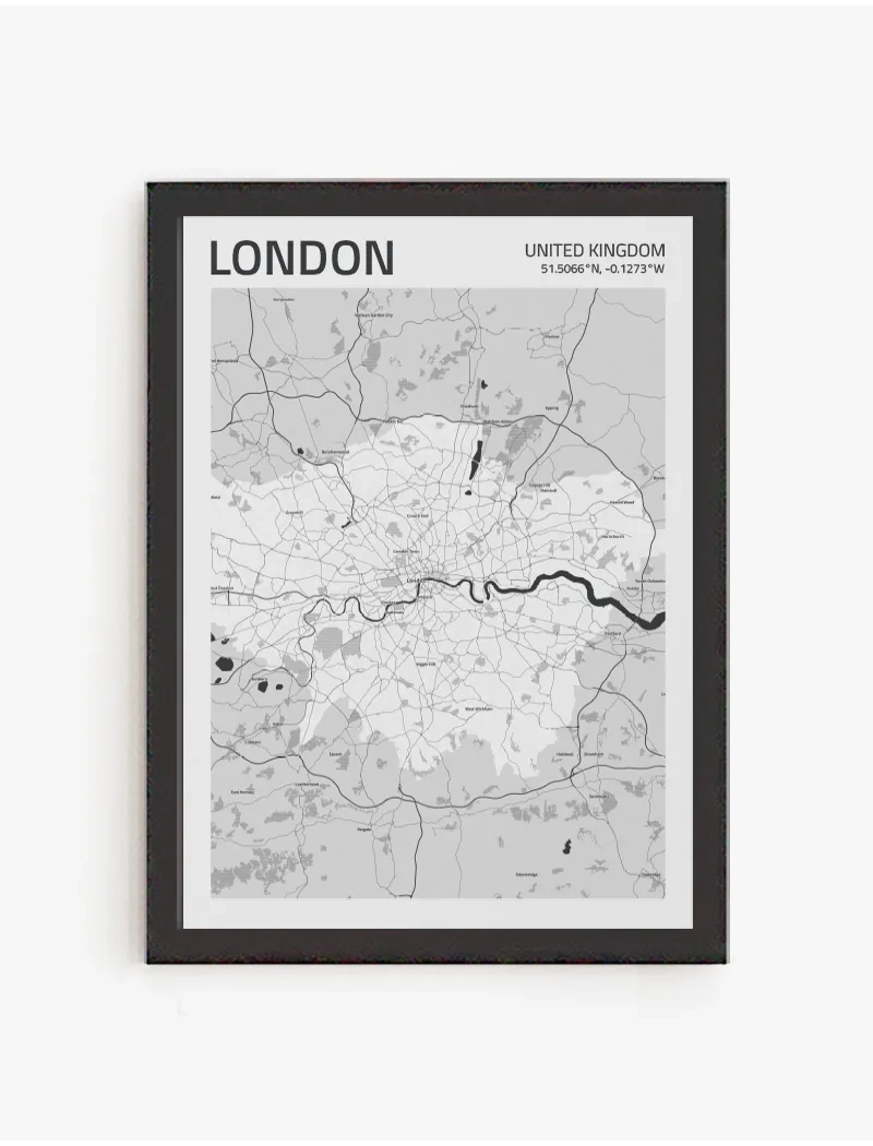Cuadro Mapa London| Be Minimal