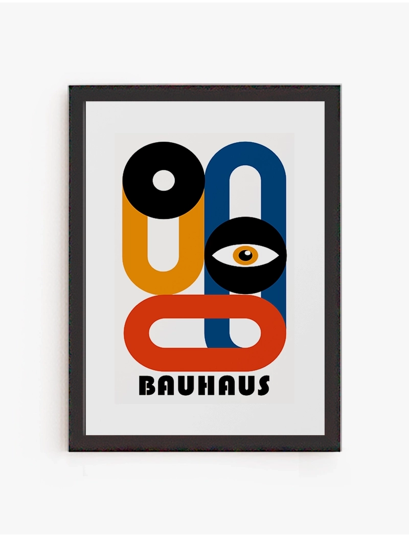 Cuadro Bauhaus Abstract Face | Be Minimal