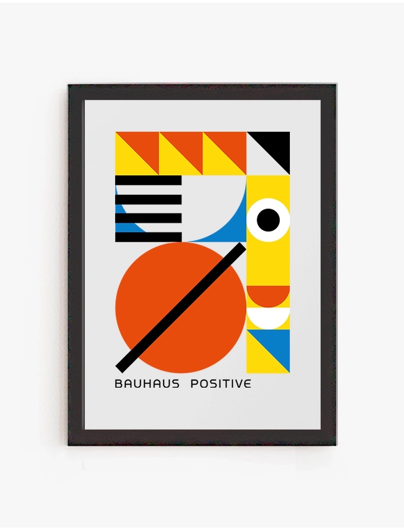 Cuadro Bauhaus Positive Geometry | Be Minimal