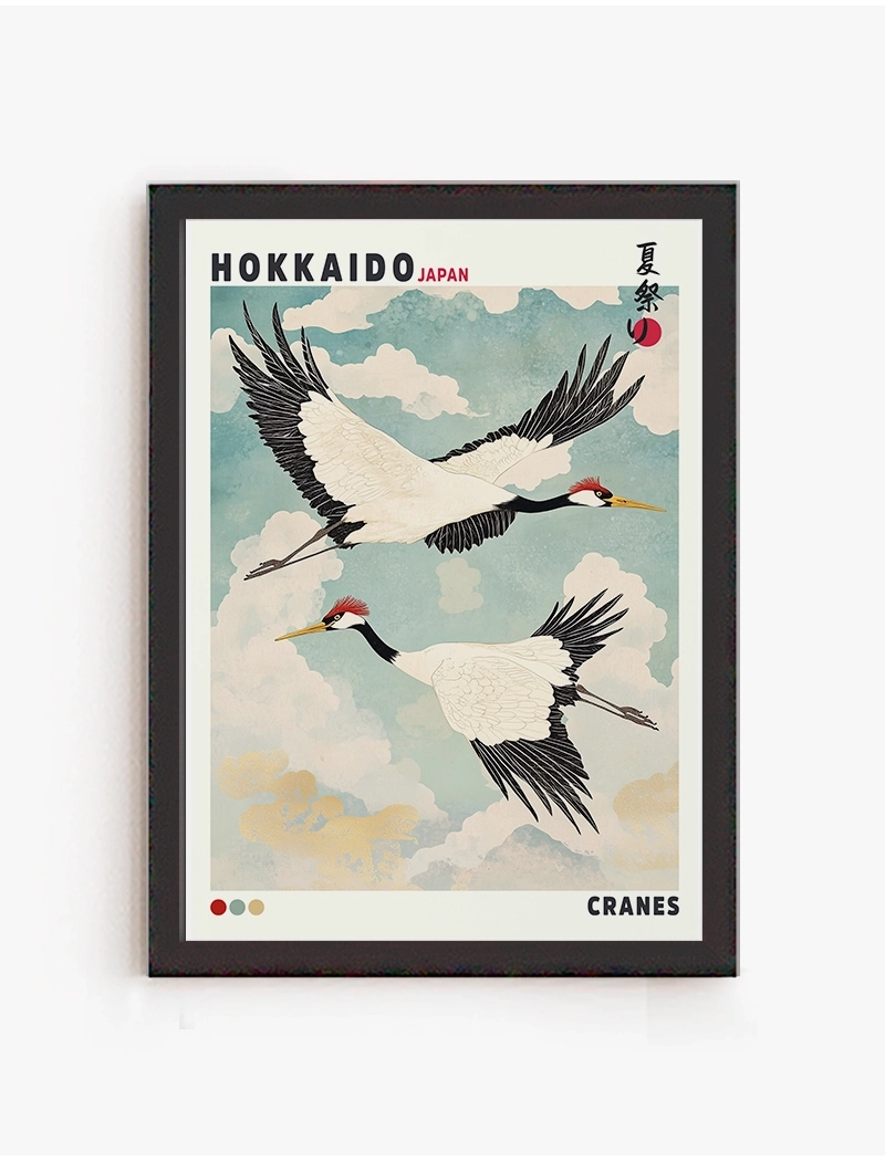 Cuadro Grullas del Norte | Be Minimal