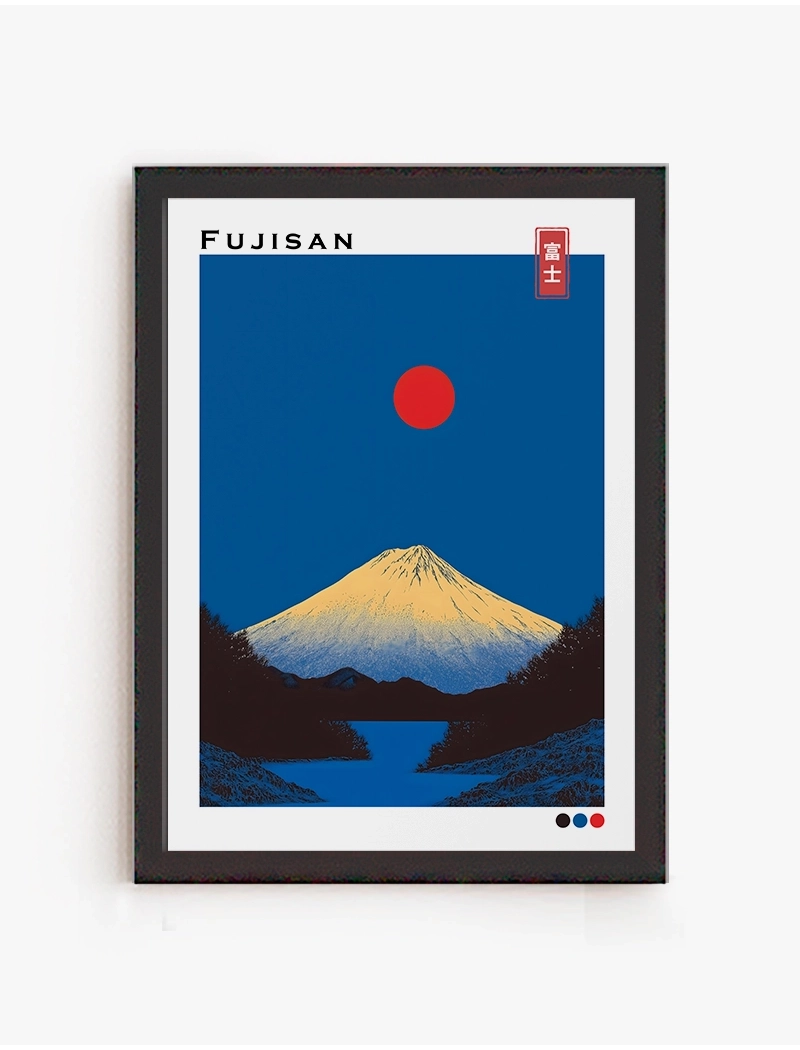 Cuadro Fuji Nocturno | Be Minimal