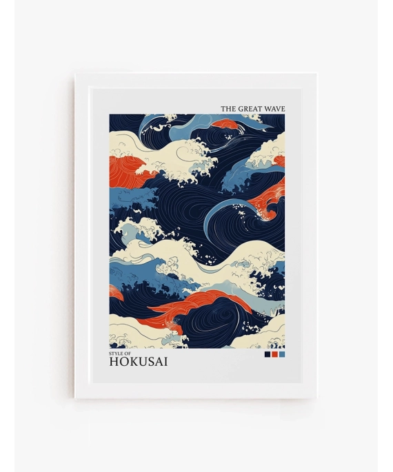 Cuadro Olas Hokusai | Be Minimal