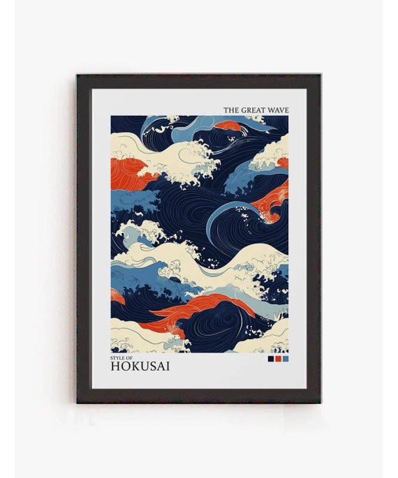 Cuadro Olas Hokusai | Be Minimal